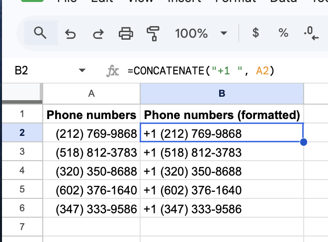Write the prefix formula