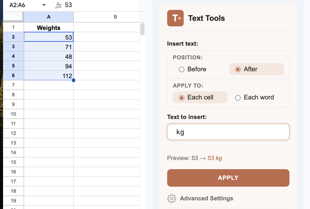 Method 2: Using Text Tools (faster)