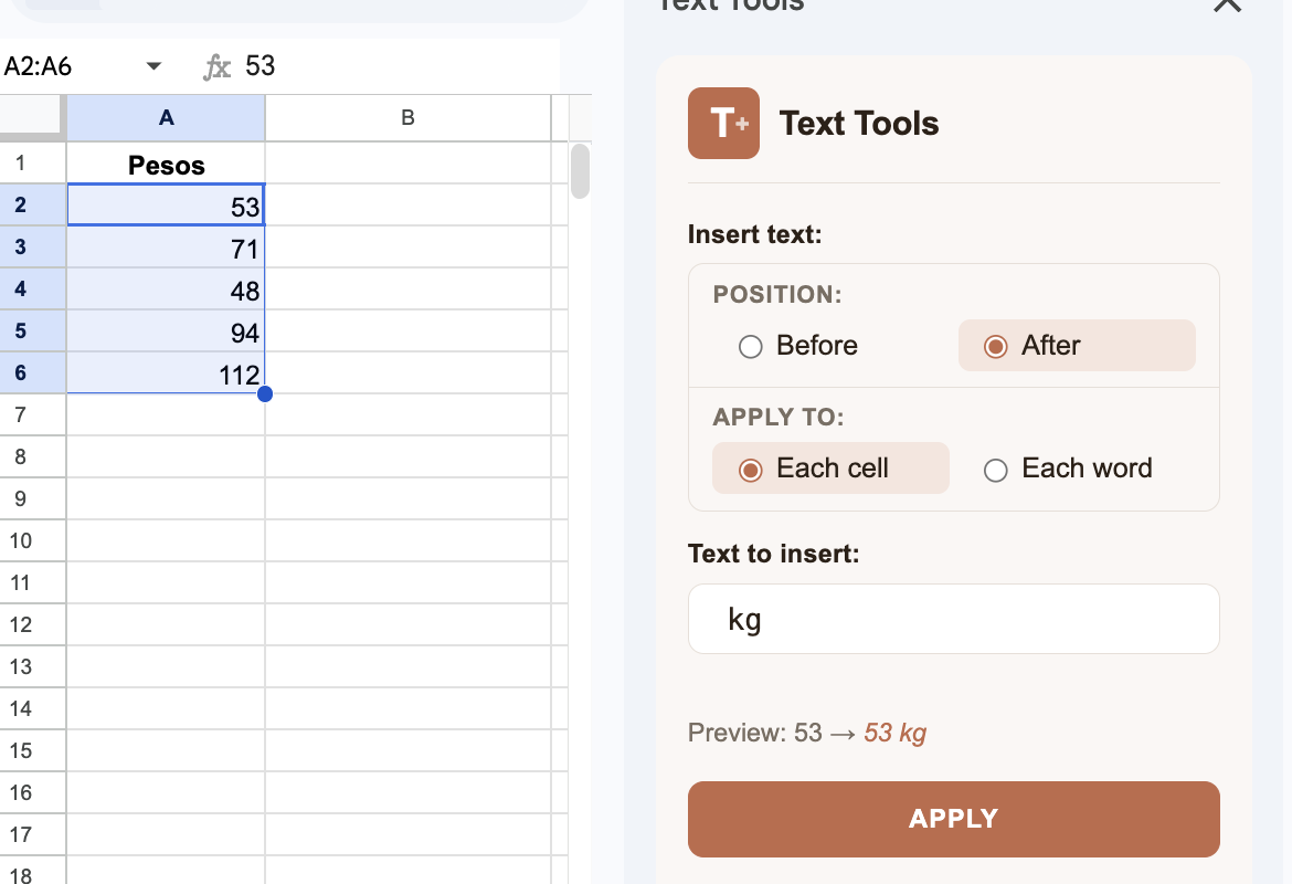 Método 2: Con Text Tools (más rápido)