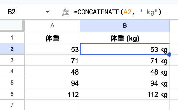 サフィックス数式を入力する